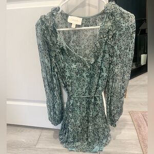 Cleobella Shay Mini Dress in Iris size Small